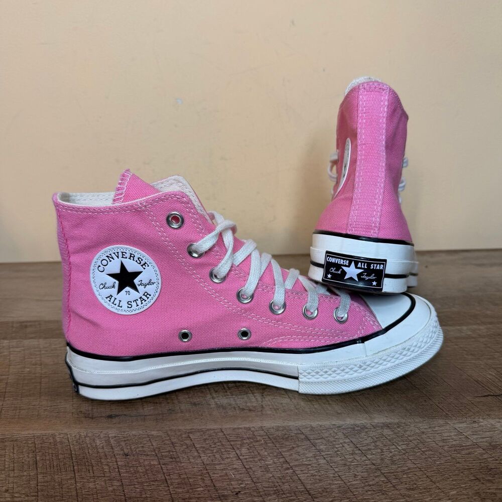 Converse Chuck Taylor All Star 70 high-top sneakers pink size 7.5 shoes trainers - Picture 2 of 9